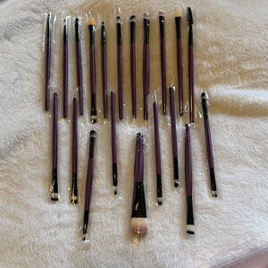 Purple Makeup Brush Set
